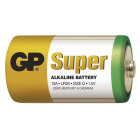 Alkalická baterie GP Super LR20 D 2 ks, samostatně GP Batteries