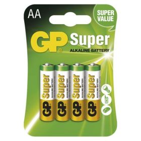 Alkalická baterie GP 1,5V AA 4 ks
