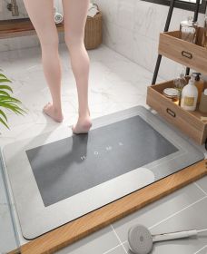 Koupelnová absorpční předložka 50 x 80 cm obdélník, šedá HomeLife