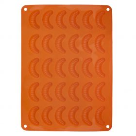Forma silikon rohlíčky 30 ks 34,5x24,5cm - Oranžová Orion
