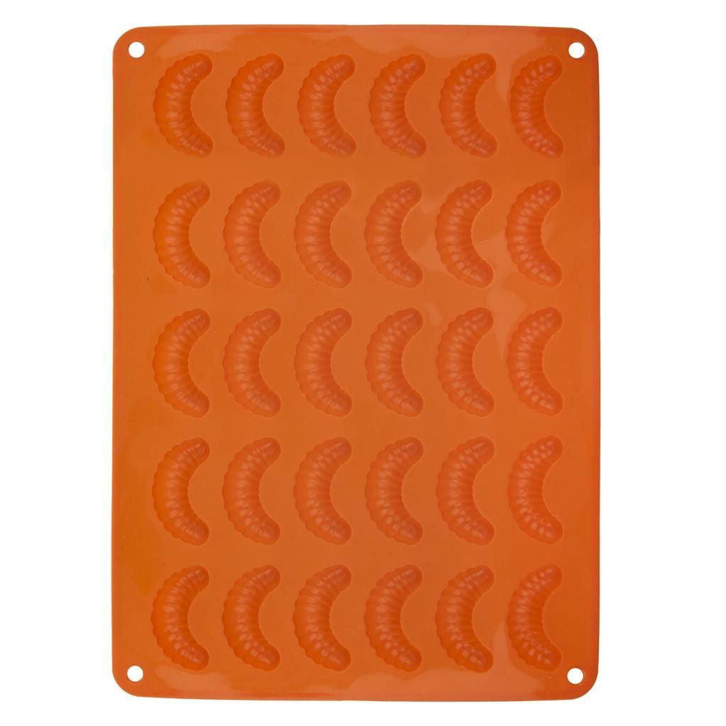 Forma silikon rohlíčky 30 ks 34,5x24,5cm - Oranžová Orion