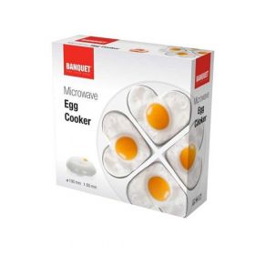 BANQUET Nádoba na vaření vajec do mikrovlnné trouby 19 cm