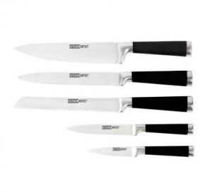 Sada 5 nožů s úložným blokem Kitchen Artist MEN155