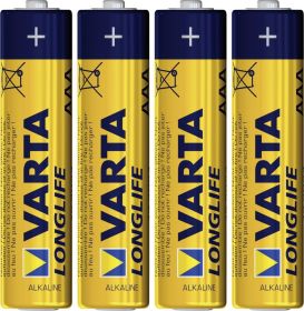Baterie VARTA LONG LIFE LR03 alkalická 4 x AAA