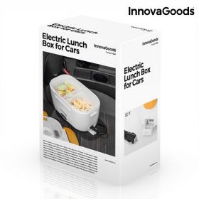 Elektrický Lunchbox do auta InnovaGoods bílo-oranžový