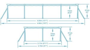 Bazén Steel Pro Frame 4 x 2,11 x 0,81 m - 56405 Bestway