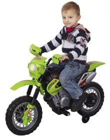 Dětská motorka Enduro | červená, zelená