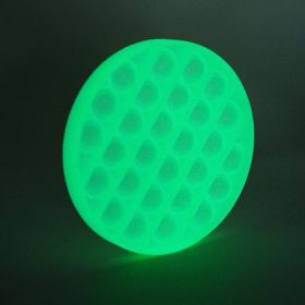 Pop it - Fidgetová antistresová hra - kruh svítící ve tmě zelený GMEX