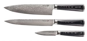 Sada nožů G21 Damascus Premium damascenské nože, Box, 3 ks - damaškové nože